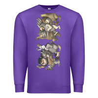 Purple where the wild things are Premium Sweatshirt - linhVisuals