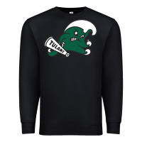 Black tulane green wave Premium Sweatshirt - linhVisuals