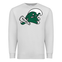 Dove Grey tulane green wave Premium Sweatshirt - linhVisuals