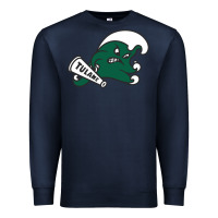 Navy tulane green wave Premium Sweatshirt - linhVisuals