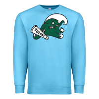 Ocean Blue tulane green wave Premium Sweatshirt - linhVisuals