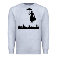Heather Grey marry poppins Premium Sweatshirt - linhVisuals