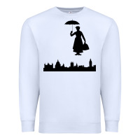 White marry poppins Premium Sweatshirt - linhVisuals