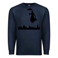 Navy marry poppins Premium Sweatshirt - linhVisuals