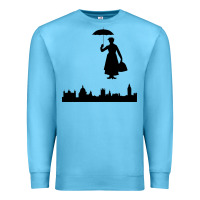 Ocean Blue marry poppins Premium Sweatshirt - linhVisuals