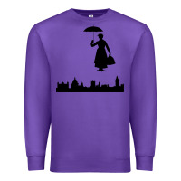 Purple marry poppins Premium Sweatshirt - linhVisuals