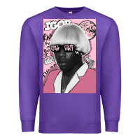 Purple tyler the creator 2 Premium Sweatshirt - linhVisuals