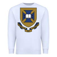 White university of queensland Premium Sweatshirt - linhVisuals