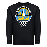 Black chicago women sport Premium Sweatshirt - linhVisuals