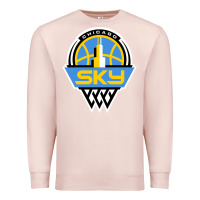 Pale Pink chicago women sport Premium Sweatshirt - linhVisuals