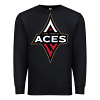 Black the aces, la women sport Premium Sweatshirt - linhVisuals
