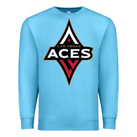Ocean Blue the aces, la women sport Premium Sweatshirt - linhVisuals