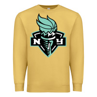Antique Gold new york women sport Premium Sweatshirt - linhVisuals