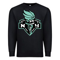 Black new york women sport Premium Sweatshirt - linhVisuals