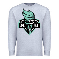 Heather Grey new york women sport Premium Sweatshirt - linhVisuals