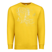 Lemon middle earth map [tb] Premium Sweatshirt - linhVisuals