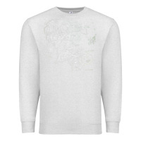 Oatmeal Heather middle earth map [tb] Premium Sweatshirt - linhVisuals