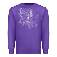 Purple middle earth map [tb] Premium Sweatshirt - linhVisuals