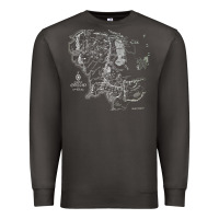 Smoke middle earth map [tb] Premium Sweatshirt - linhVisuals
