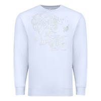 White middle earth map [tb] Premium Sweatshirt - linhVisuals