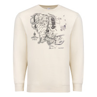 Sandshell middle earth map [tw] Premium Sweatshirt - linhVisuals