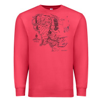Cardinal middle earth map [tw] Premium Sweatshirt - linhVisuals