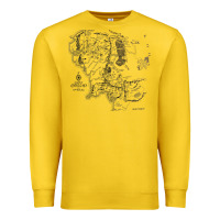 Lemon middle earth map [tw] Premium Sweatshirt - linhVisuals