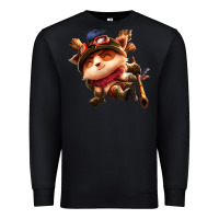Black league of legends teemo Premium Sweatshirt - linhVisuals