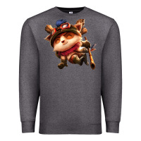 Charcoal Heather league of legends teemo Premium Sweatshirt - linhVisuals
