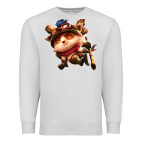 Dove Grey league of legends teemo Premium Sweatshirt - linhVisuals