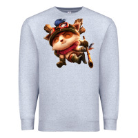 Heather Grey league of legends teemo Premium Sweatshirt - linhVisuals