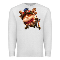 Oatmeal Heather league of legends teemo Premium Sweatshirt - linhVisuals