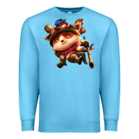 Ocean Blue league of legends teemo Premium Sweatshirt - linhVisuals