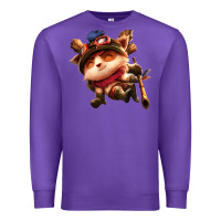 Purple league of legends teemo Premium Sweatshirt - linhVisuals