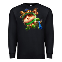 Black league of legends teemo Premium Sweatshirt - linhVisuals