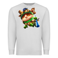 Dove Grey league of legends teemo Premium Sweatshirt - linhVisuals