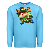 Ocean Blue league of legends teemo Premium Sweatshirt - linhVisuals