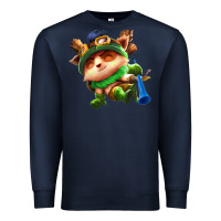 Navy league of legends teemo Premium Sweatshirt - linhVisuals