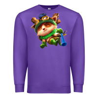Purple league of legends teemo Premium Sweatshirt - linhVisuals