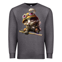 Charcoal Heather league of legends teemo Premium Sweatshirt - linhVisuals