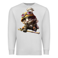 Dove Grey league of legends teemo Premium Sweatshirt - linhVisuals