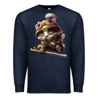 Navy league of legends teemo Premium Sweatshirt - linhVisuals