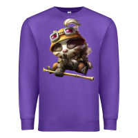 Purple league of legends teemo Premium Sweatshirt - linhVisuals