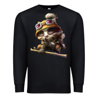 Black league of legends teemo Premium Sweatshirt - linhVisuals