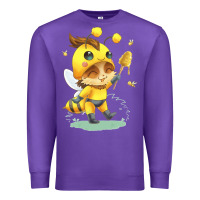 Purple league of legends beemo Premium Sweatshirt - linhVisuals