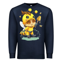 Navy league of legends beemo Premium Sweatshirt - linhVisuals
