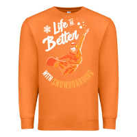 Carrot snowboard t  shirt snowboarding i snowboarder i winter sports t  shirt Premium Sweatshirt - linhVisuals