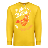 Lemon snowboard t  shirt snowboarding i snowboarder i winter sports t  shirt Premium Sweatshirt - linhVisuals