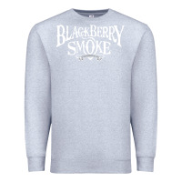 Heather Grey blackberry smoke Premium Sweatshirt - linhVisuals