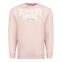 Pale Pink blackberry smoke Premium Sweatshirt - linhVisuals